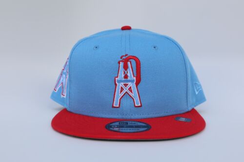 Houston Oilers City Series New Era 9Fifty Snapback NFL Titans Warren Moon - Afbeelding 1 van 4