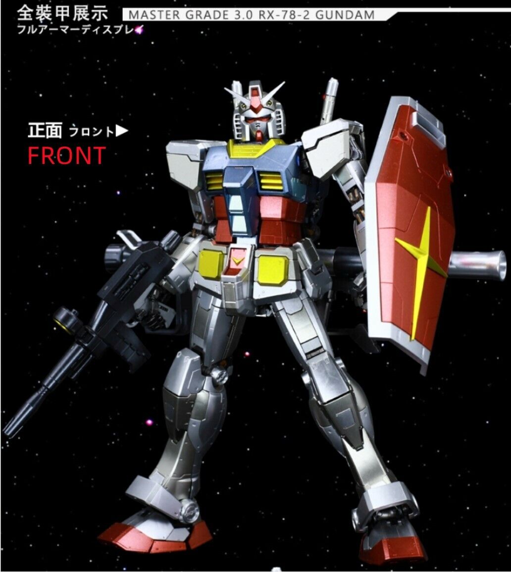 NEW Bandai Gundam RX78 V3.0 metallic coating Custom MG 1/100