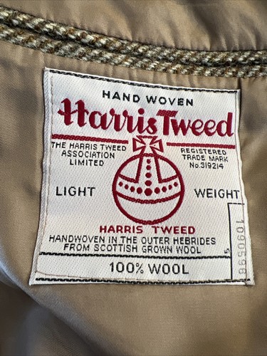 Abrigo deportivo Blazer espina de arenque 44S 44 Harris Tweed Dunn & Co de colección para hombre - Imagen 12 de 14