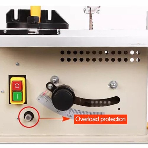 Electric Milling Machine Table Saw Woodworking Dust Free Sawing Machine 2200W US - Picture 12 of 15