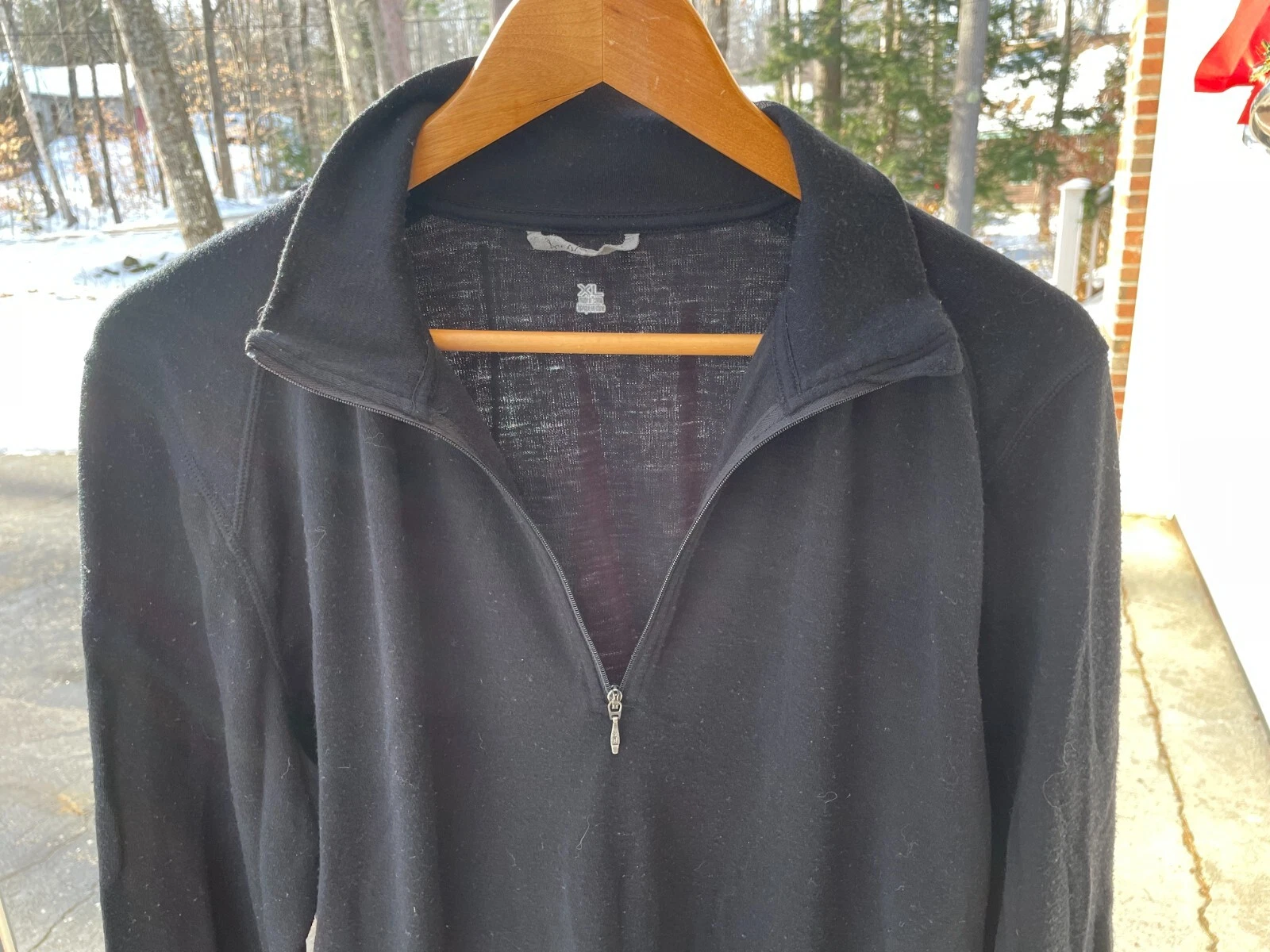 smartwool 1/4 zip merino wool base layer shirt