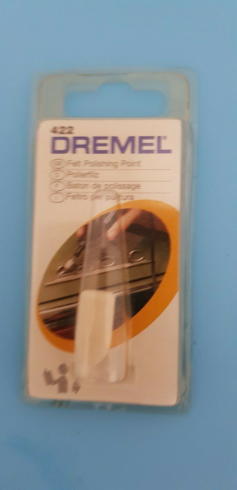 Dremel 422 Felt Polishing Point Cone 3/8" Attachment NEW Sealed Blister pack NIP eBay