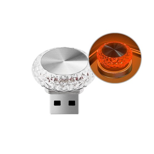 1x LED USB Car Interior Atmosphere Light Ambient Light Bright Lamp Accessories - Bild 12 von 16