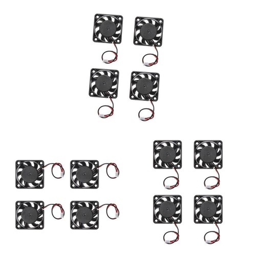 12x Brushless Leise Computer Lüfter Kühler 12V DC Kühlventilator 2-Pin 40mm - Afbeelding 6 van 12