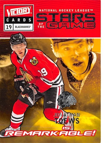 2009-10 Upper Deck Victory Stars of the Game #SG32 Jonathan Toews - Picture 1 of 2