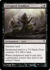 Corrupted Zendikon Light Play, English Magic the Gathering MTG Worldwake