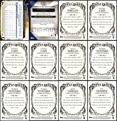 2015 Kansas City Royals (133) Card Lot - JUMP ON THIS LIMITED OPPORTUNITY! - Picture 13 of 24