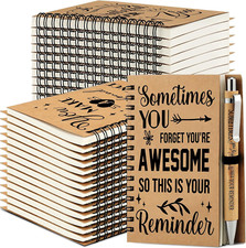 64 Sets Employee Appreciation Gifts Bulk Thank You Gifts Inspirational Spiral No