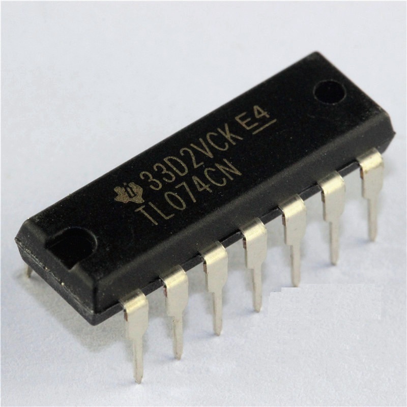 STM TL074CN – Amplificatore Operativo Quad DIP14 ±15V, Circuito Integrato (Nuovo)
