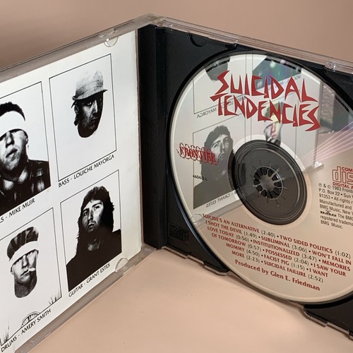 Suicidal Tendencies - Self-Titled (CD, 1983, Frontier Records) Thrash - Hardcore - Picture 3 of 4