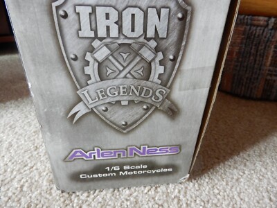 Toy Zone Iron Legends Arlen Ness 1/6 Scale Custom Motorcycles Red