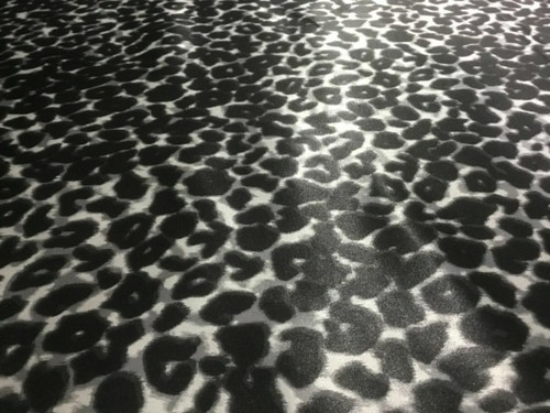 NEW High Class Designer Multicoloured Silky Soft Satin Leopard Print Fabric 5 - Picture 4 of 6
