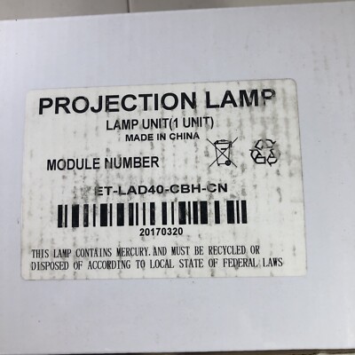 Mogobe ET-LAD40 Replacement Lamp Bulb W/Housing for