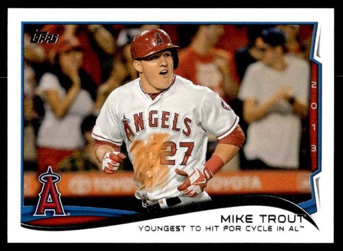 2014 TOPPS MINI Mike Trout Los Angeles Angels #364 R123 - Bild 1 von 2
