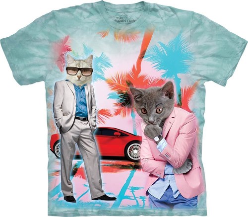 T-Shirt Miami Vice Undercover Cats by The Mountain-------brandneu--------