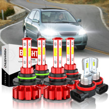 For Toyota Corolla 2009-2011 2012 2013 6x Led Headlights Hilofog Light Kit