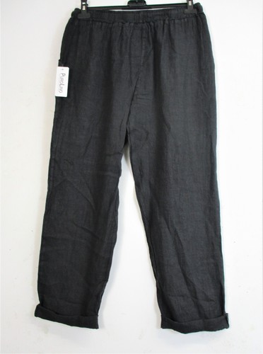 LAGENLOOK 100 % LEINEN/LEINEN ITALIENISCHE HOSE IN 11 FARBEN BRANDNEU MIT ETIKETT EINHEITSGRÖSSE 12-16 - Bild 18 von 56