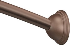 MOEN DN2160OWB Curved Shower Rod 54"-72" Adjustable, Old World Bronze Finish