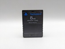 Sony PlayStation 2 Memory Card 8MB OEM PS2 MagicGate Black SCPH-10020