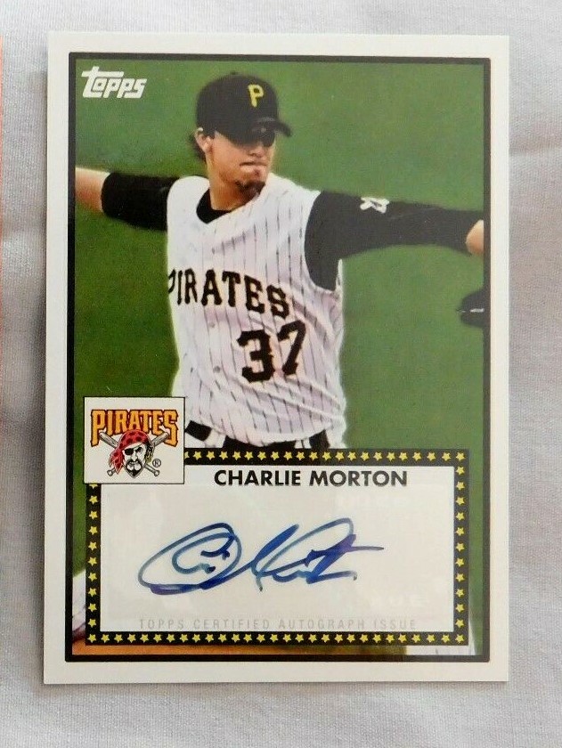 2011 1952 Topps Lineage Charlie Morton AUTO Pirates Houston Astros