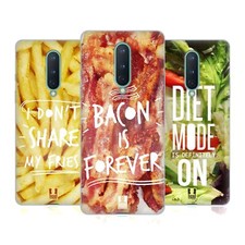 FUNDA DE GEL SUAVE HEAD CASE DESIGNS FOODIE THOUGHS PARA TELÉFONOS GOOGLE ONEPLUS