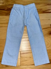 CREWCUTS BOYS LIGHT BLUE LUDLOW PANTS SIZE 4 EXCELLENT COND LD6 WORN ONCE