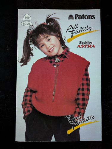 Patones vintage de los años 80 y 90 patrones de tejido niños y adultos 6 folletos - Imagen 18 de 23