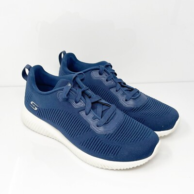 Skechers Womens Bobs Sport Squad 32504 Blue Running Shoes Sneakers