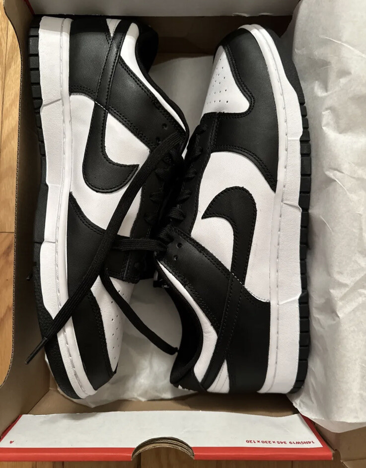 Nike Dunk Low Retro White Black Panda DD1391-100 Sneakers  display picture 1