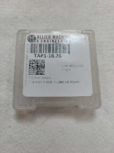 Allied Machine TAP1-18.26 T-A Pro Insert Schneidwerkzeuge - Bild 3 von 3