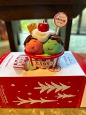 MIB Hallmark Ornament Baby Makes Three, 2015