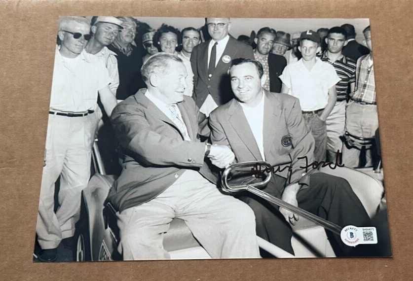 DOUG FORD Autographed Signed MASTERS GOLF 8X10 PHOTO W/BOBBY JONES BECKETT CERTIFIED PGA 