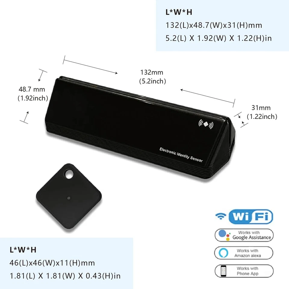 Deslizante automático inteligente para puerta residencial con etiquetas de sensor de collar de mascotas RFID Foto 4 de 4