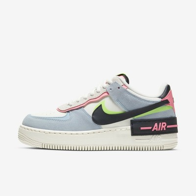 New Nike Women's Air Force 1 Shadow Shoes (CU8591-101) - Sail/ Sunset Pulse  | eBay