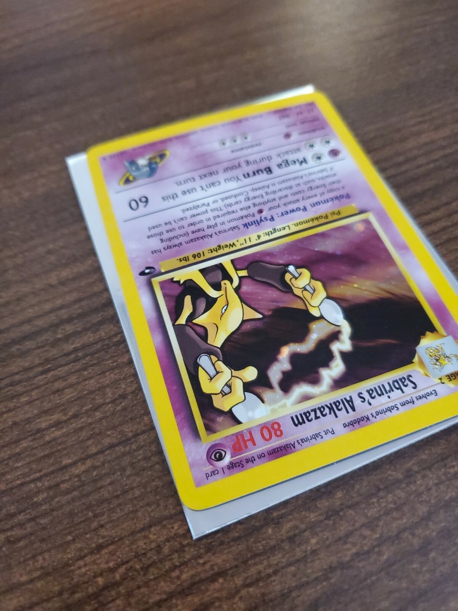  Sabrina's Alakazam - 16/132 - Holo Rare - Unlimited Edition :  Toys & Games