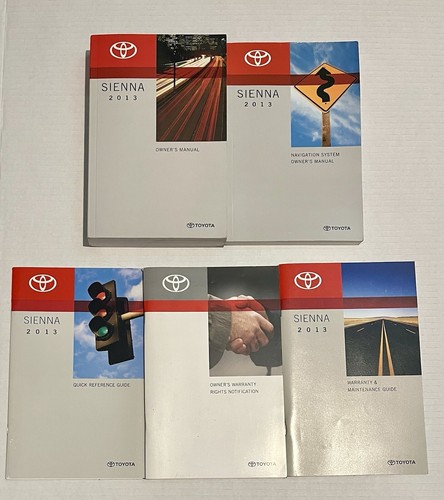 2013 Toyota Sienna Owners Manuals