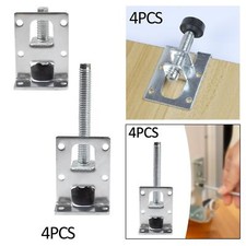 4Pcs Adjustable Furniture Leveling Feet Mounting Bracket for Workbench