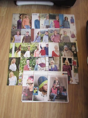 STRICKANLEITUNGEN FÜR HERREN/DAMEN PULLOVER/STRICKJACKEN/MÜTZEN/KLEIDER/SNOODS