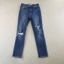 Joes Jeans Women's Sz 0 Blue Wash Slim Stretch Indie Rockabilly Normcore