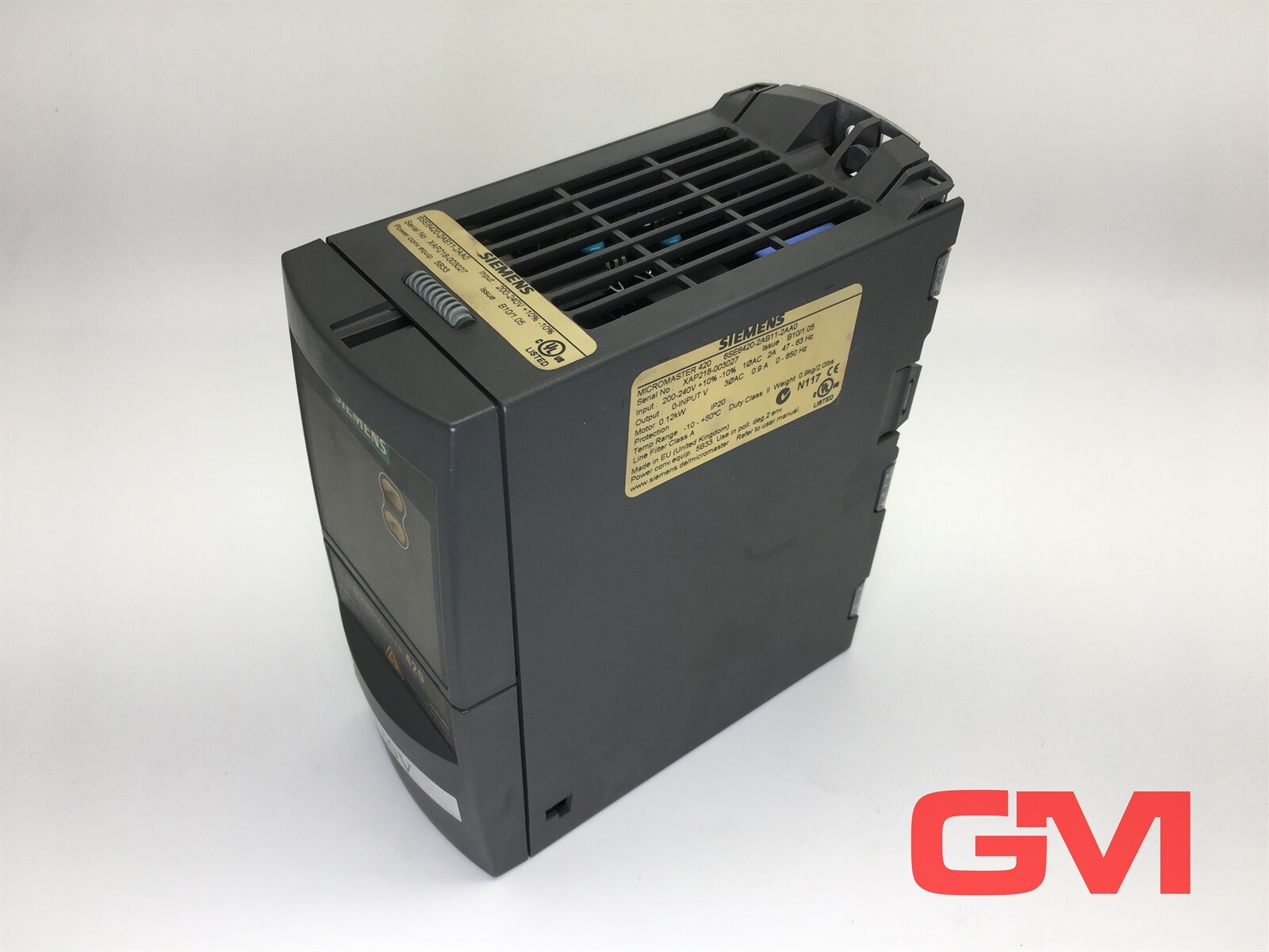 Siemens Frequency Converter 6SE6420-2AB11-2AA0 Micromaster 420 200-240V 0.12kW