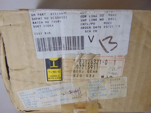 New OEM Isuzu Flex Gear Box 1-83126-321-0 1831263210 97715911 - Picture 2 of 9