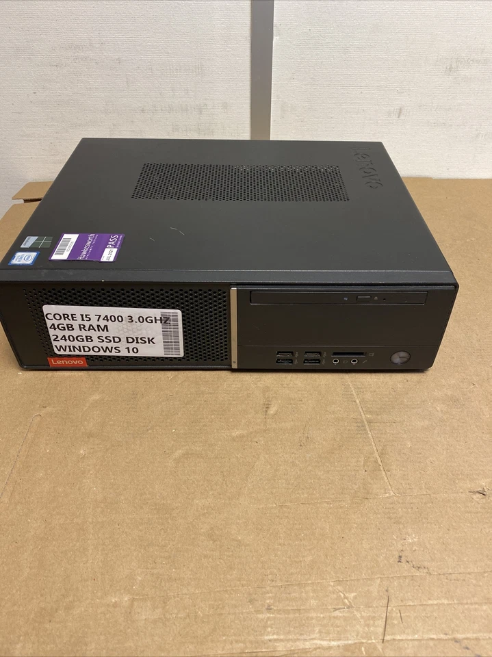 LENOVO V520S PC  i5-7400 CPU @ 3.00GHz 4GB DDR4 Ram 240GB SSD Windows 10 - Image 2 of 4