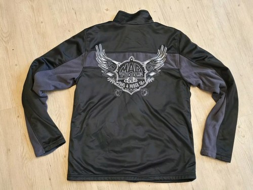 Y2K Mac Tools Auto Motorcycle Car Mechanic Jacket Mens L Black Lined Embroidered - Picture 4 of 10