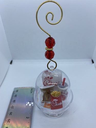 Chick Fil A Inspired Meal Homemade Ornament Rear View Mirror Hanging Display2023 - Bild 8 von 8