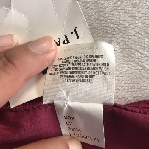 Merona Damen Schwimmen Hipster Bikinihose Größe XL Farbe Weinrot Pull On Neu mit Etikett - Bild 8 von 11