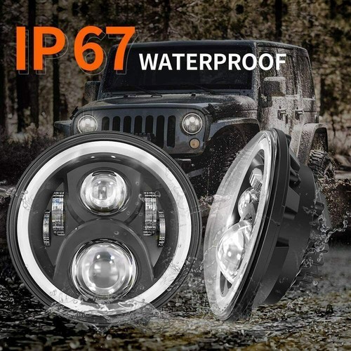 2X LED Headlights 9" Brackets 4" Fog Lights For Jeep JL Sahara Rubicon 2018-22 - Picture 3 of 12
