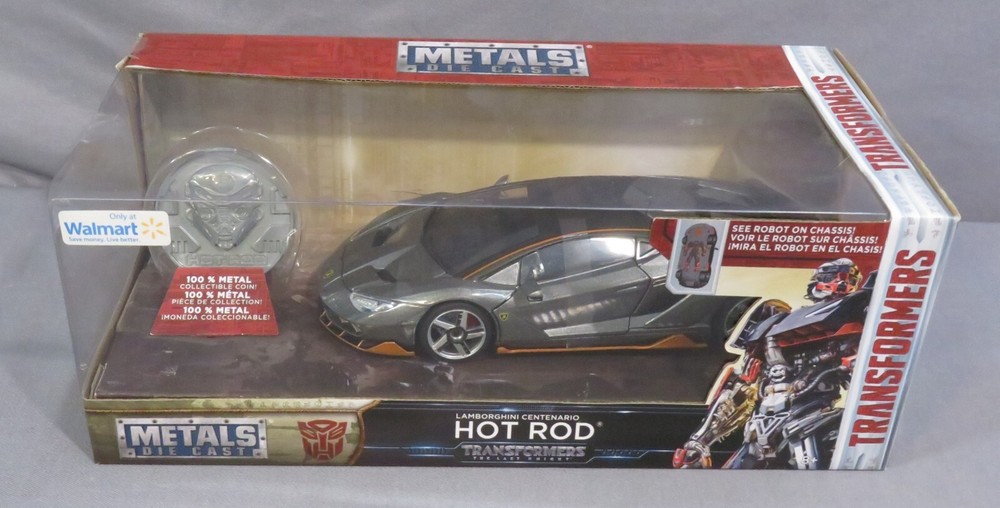 Transformers Last Knight Hot Rod Walmart Exclusive Metal Diecast 2017 Jada New Sealed