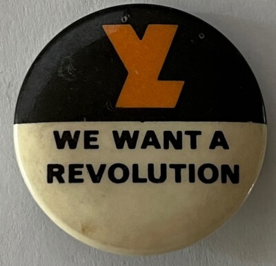 Labour Party Young Socialists button British badge Revolution Militant Youth pin