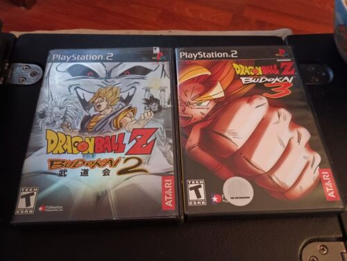 Dragon Ball Z Budokai 2 Playstation 2 PS2 2003 Teen NO manual Tested Works