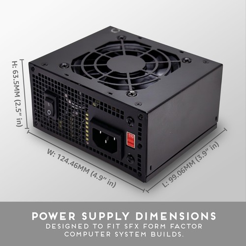 SFX-AP400W Mini ITX Solution / Micro ATX / SFX 400W Power Supply - Picture 3 of 7